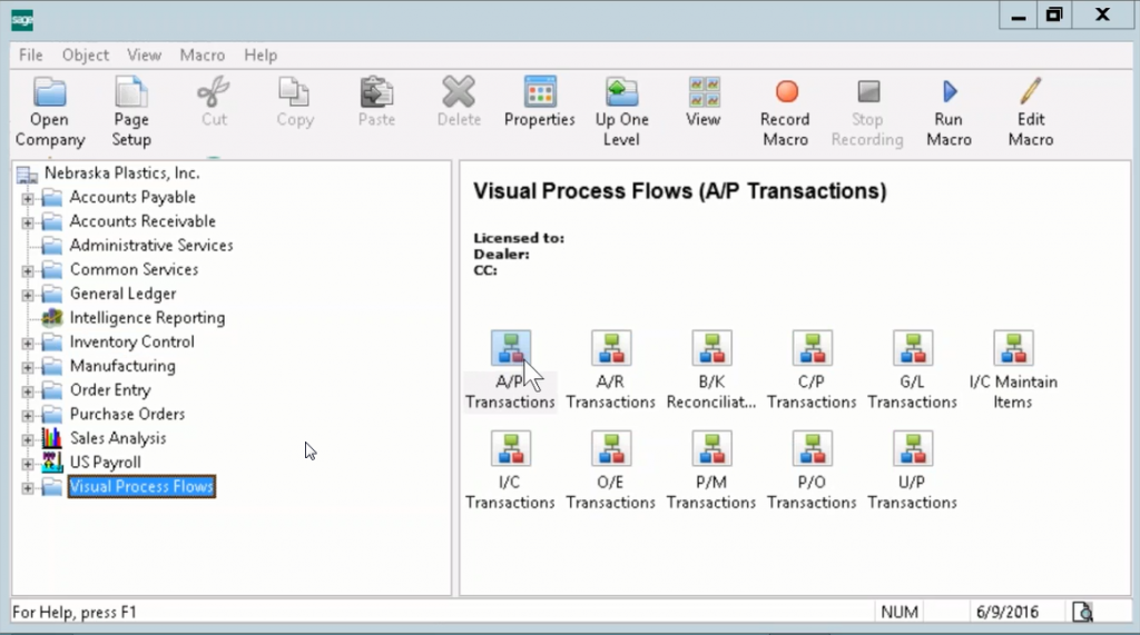 sage 300 visual process flows